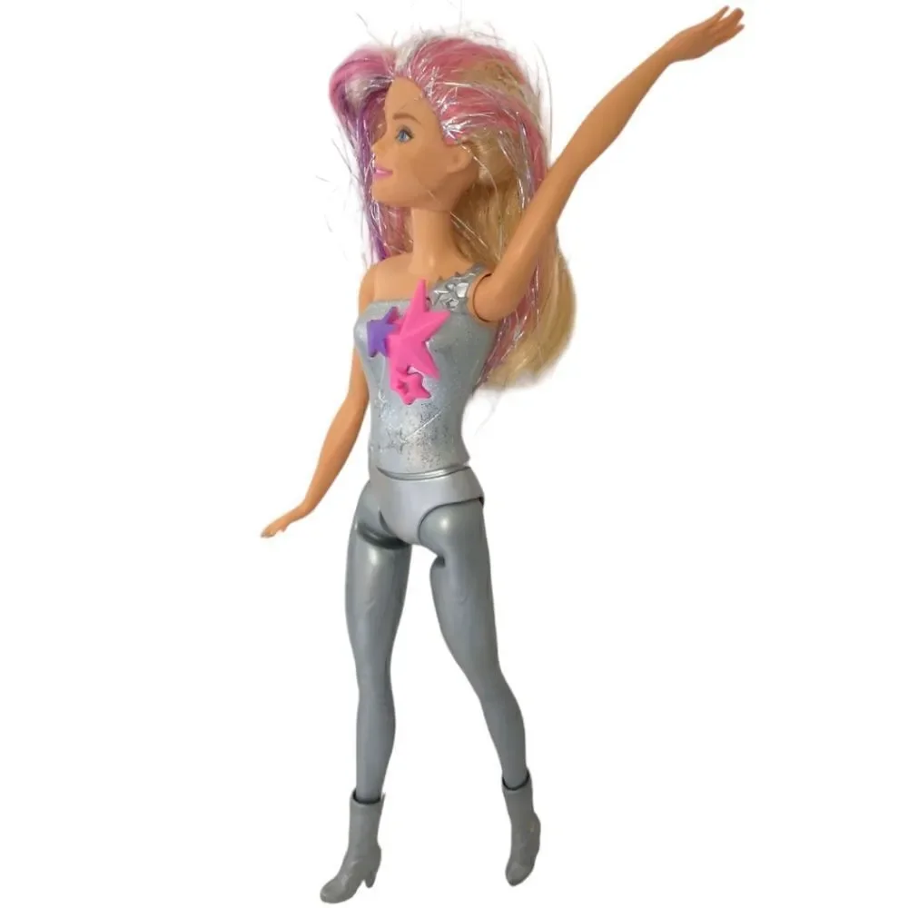 Barbie Starlight Galactic Adventure Doll Silvery No Clothes Sparkly Hair 2013. C